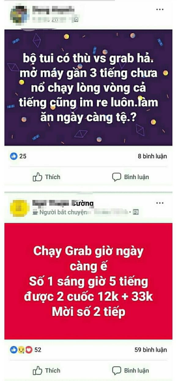 tai xe grab khoc do meu do vi chuong trinh dong gia 1000 dong cua go viet