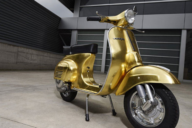chiem nguong chiec xe ga vespa polini dat vang gia hon 1 ty dong