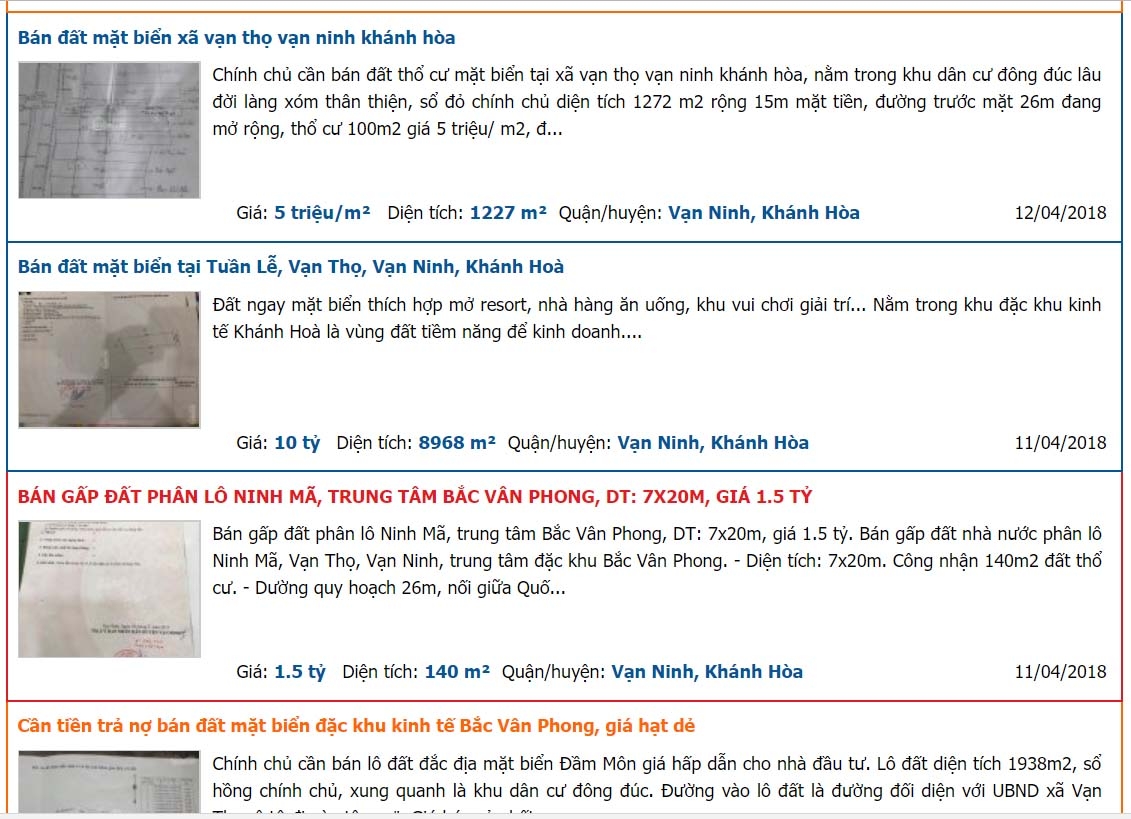 khanh hoa tang cuong quan ly dat dac khu bac van phong