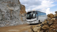 hai phong xe tron be tong mat lai dam lien hoan 4 nguoi thuong vong dao cat ba mat dien