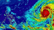 Xuất hiện siêu bão Yutu giật trên cấp 17 gần Biển Đông