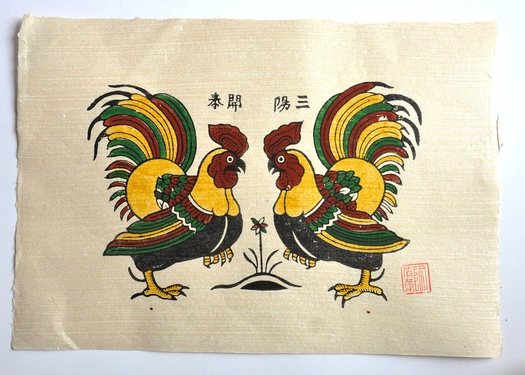 thi truo ng do trang tri te t tranh ga den ga li xi hinh galen ngoi