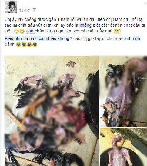 nang dau lot sach da cat lia dau va chan khi lam thit ga