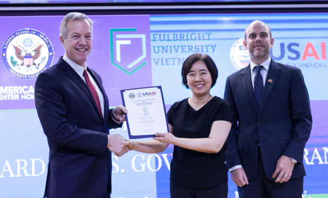 dai hoc fulbright nhan tai tro 155 trieu usd tu chinh phu my