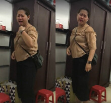 Người vợ gây cười khi khóc thút thít vì bị chồng chê béo