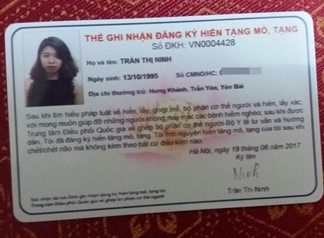 9x son la dang ky hien tang mong nhieu benh nhan duoc cuu song