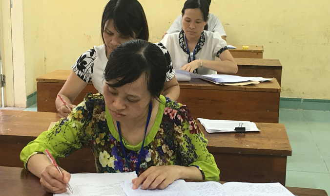 da co bai thi mon van 875 diem