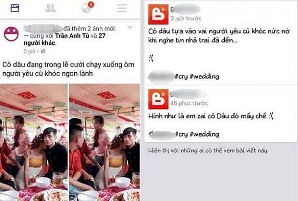 su that bat ngo ve anh co dau tua vai nguoi yeu cu khi nha trai sap den