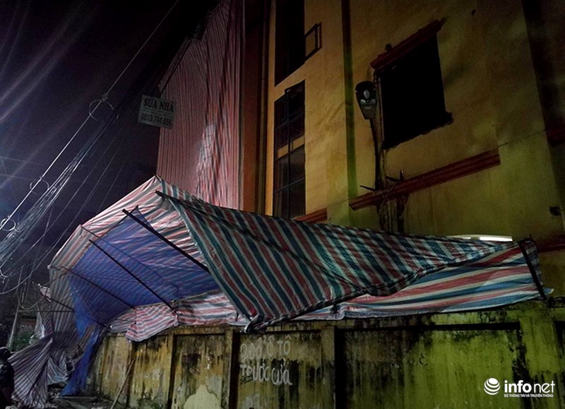 ha noi sap tuong truong tieu hoc dong tam nhieu nguoi may man thoat nan