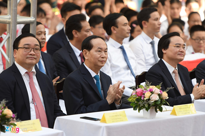 chu tich nuoc danh trong khai giang nam hoc moi