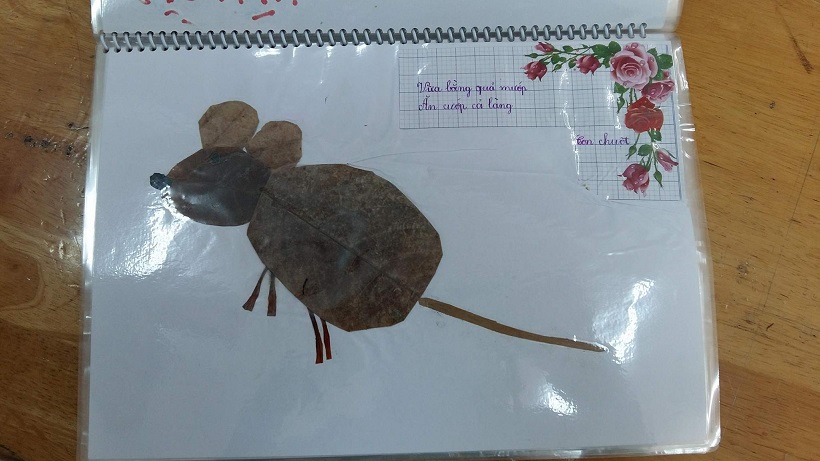 doi ban lop 2 sang tao album the gioi dong vat ngo nghinh tu la cay