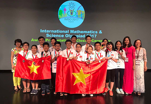 viet nam lan dau gianh hcv mon khoa hoc cuoc thi olympic quoc te