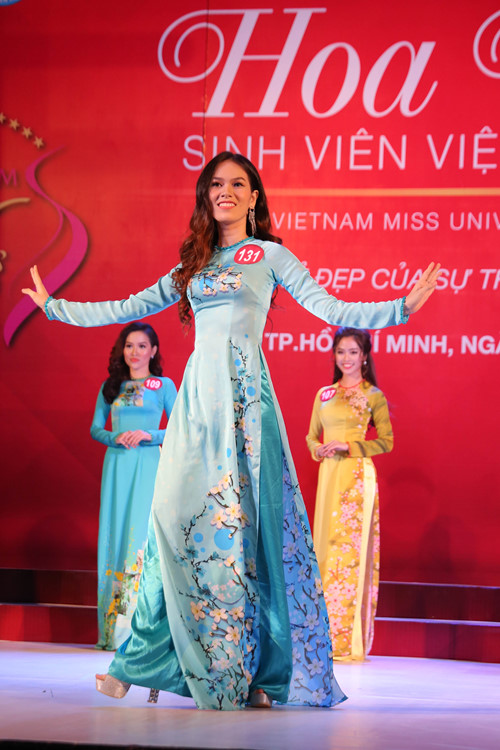 cuoc thi hoa khoi sinh vien viet nam 45 nguoi dep vao vong chung ket