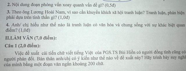 tieng viet thanh tieq viet lai vao de van ban ve van hoa tranh luan