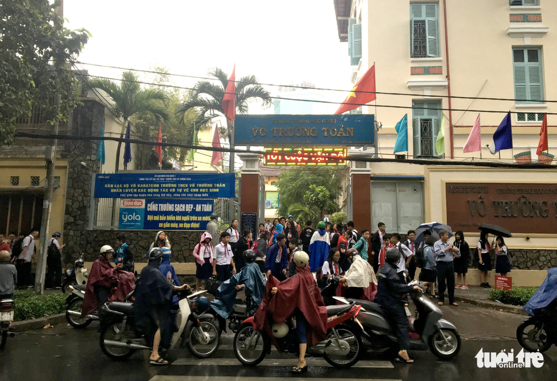 nhieu truong o sai gon cho hoc sinh nghi som tranh bao tembin
