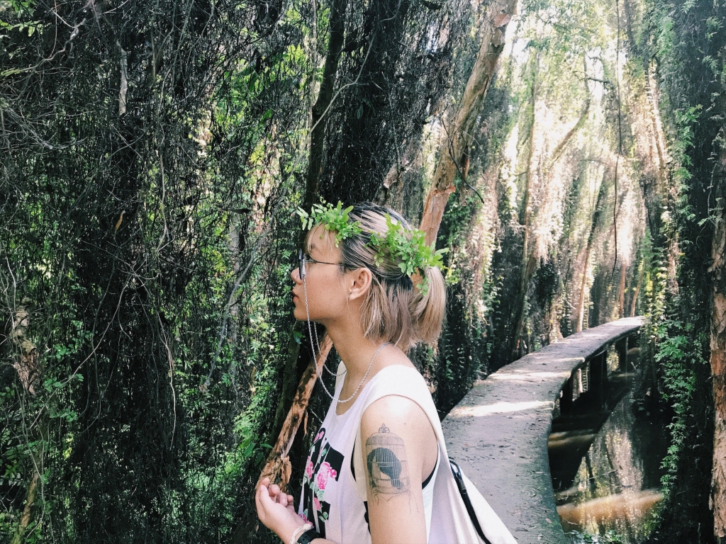 thu gian cuoi tuan tai rung tram long an cung co nang kim tuyen sing my song
