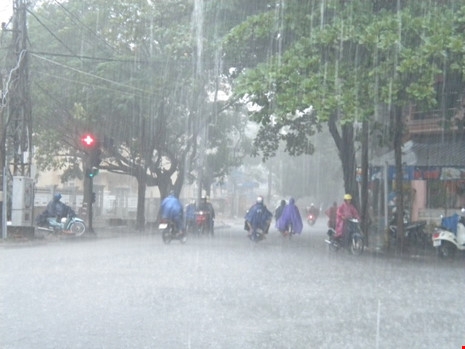 thoi tiet ngay 101 canh bao mua tren dien rong o bac bo ap thap nhiet doi gan bien dong