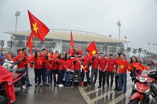 san van dong my dinh da san sang cho nguoi ham mo xem chung ket giua u23 viet nam va u23 uzbekistan
