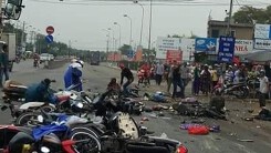 Tai nạn giao thông ở Bến Lức: Đã xác định tốc độ xe container khi gây tai nạn