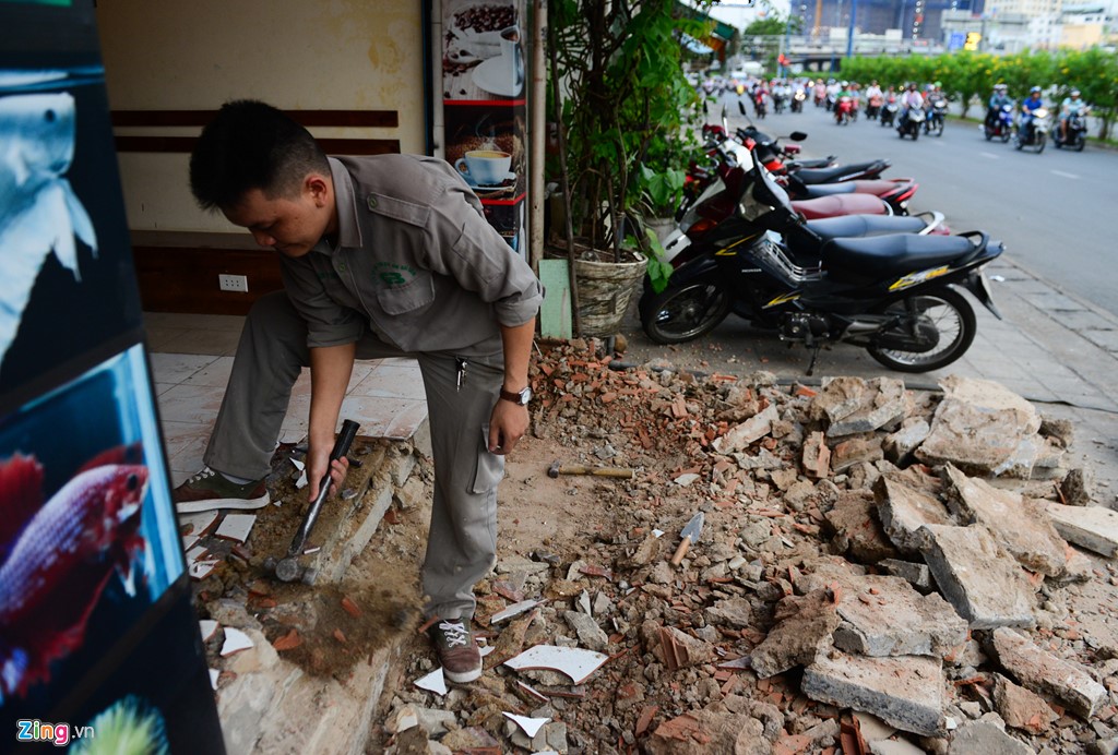 via he quan 1 mat trat tu ngay vang doan kiem tra