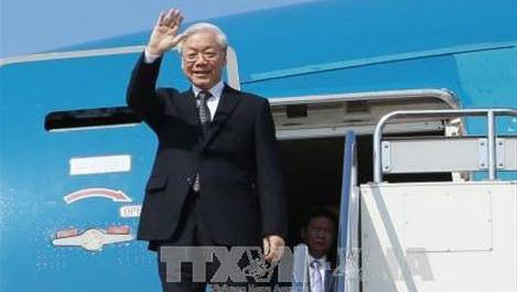 tong bi thu nguyen phu trong len duong tham phap va cuba
