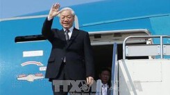 Tổng Bí thư Nguyễn Phú Trọng lên đường thăm Pháp và Cuba