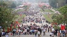 Đã có hơn 3 triệu lượt du khách về dự Lễ hội Đền Hùng năm 2017