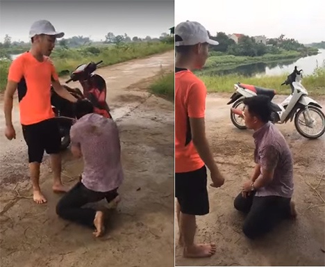 nam thanh nien bi hanh hung chay mau mui vi ru ba bau di nha nghi chua trinh dien cong an