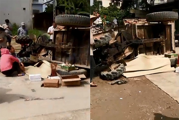 ha noi lam ro nghi van csgt truy duoi khien lai xe cong nong tu vong