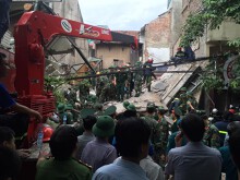 Vụ sập nhà tại Hà Nội: 2 nạn nhân tử vong