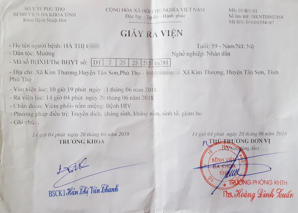 bat ngo phat hien co hiv o phu tho bo mat vi hiv gio toi bi am anh an khong ngon ngu khong yen