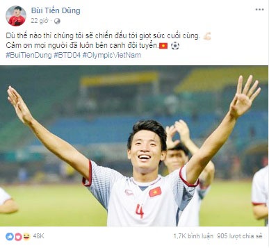 Các tuyển thủ Olympic Việt Nam lên tinh thần trước trận bán kết với Olympic Hàn Quốc cac tuyen thu olympic viet nam len tinh than truoc tran ban ket voi olympic han quoc