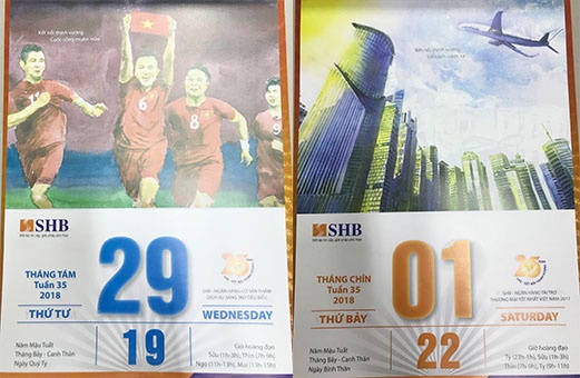 Tờ lịch 'tiên tri' dự báo Olympic Việt Nam chiến thắng trước Olympic Hàn Quốc to lich tien tri du bao olympic viet nam chien thang truoc olympic han quoc