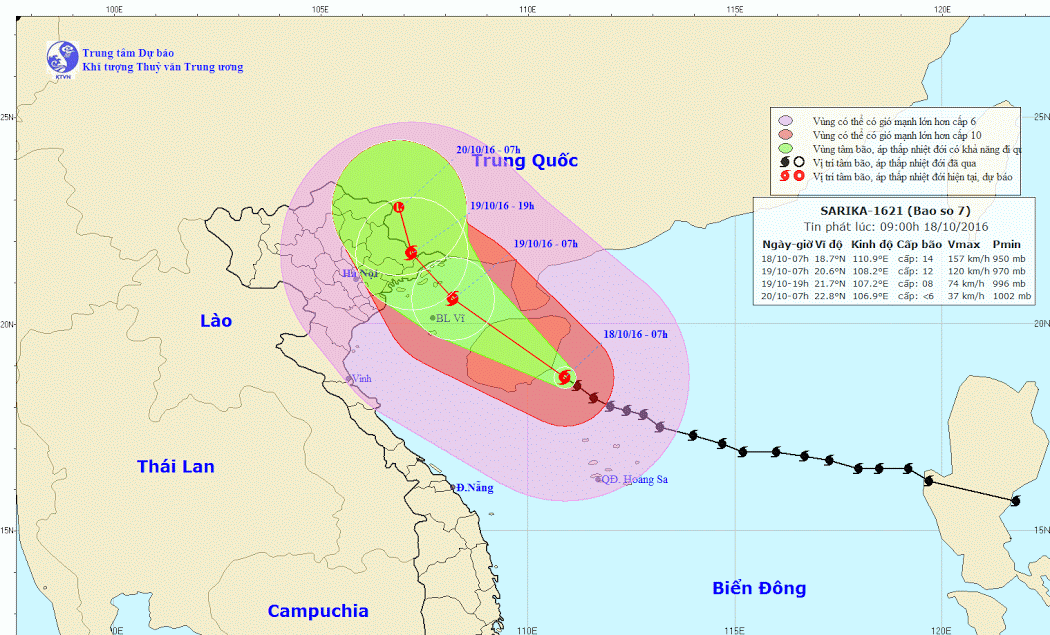 bao so 7 ap sat cac tinh quang ninh hai phong