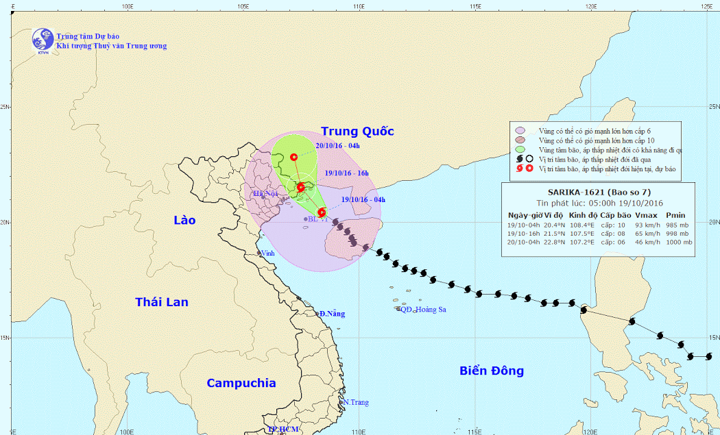 chieu nay bao so 7 se do bo vao quang ninh hai phong