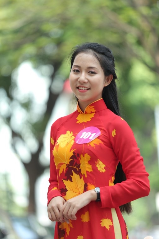 ngam net dep tinh khoi cua nu sinh vien viet nam duyen dang 2016