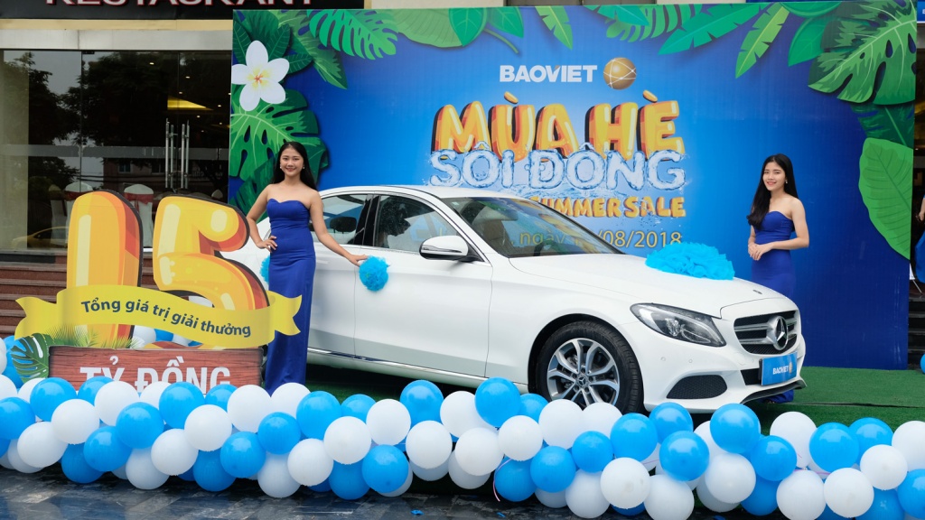 co hoi trung mercedes benz c200 cho khach hang bao viet khi tham gia chuong trinh mua he soi dong
