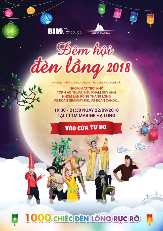 ngam hon 1000 den long du cac tro choi dan gian dip trung thu tai halong marine plaza