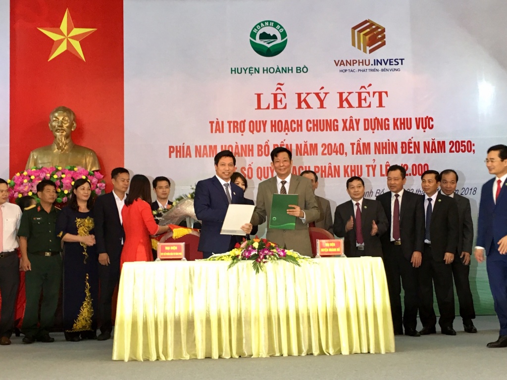 Công ty Văn Phú – Invest tài trợ quy hoạch chung xây dựng khu vực phía Nam huyện Hoành Bồ, Quảng Ninh cong ty van phu invest tai tro quy hoach chung xay dung khu vuc phia nam huyen hoanh bo quang ninh