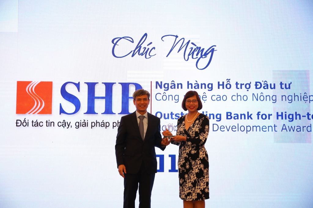 SHB được vinh danh là ngân hàng hỗ trợ đầu tư công nghệ cao cho nông nghiệp sạch shb duoc vinh danh la ngan hang ho tro dau tu cong nghe cao cho nong nghiep sach