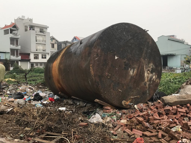 noi xay ra vu no kinh hoang lam giau nho ten lua dau dan xe tang cu