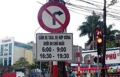 Hà Nội cấm Uber, Grab theo giờ ở 13 tuyến phố