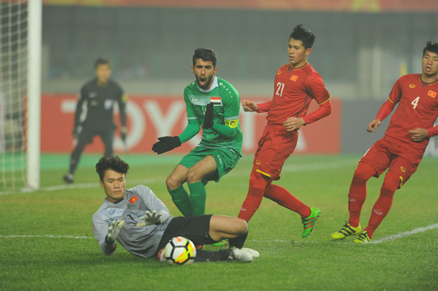 ha u23 iraq tren loat dau sung u23 viet nam gianh ve vao ban ket