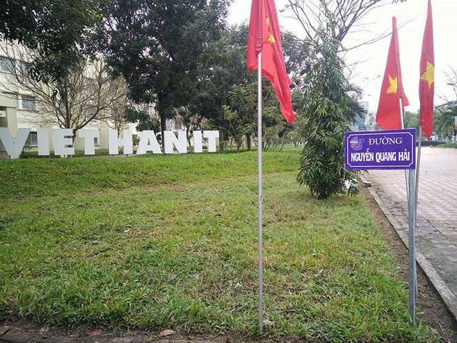 truong dat ten duong theo ten hlv park hang seo va doi u23 viet nam