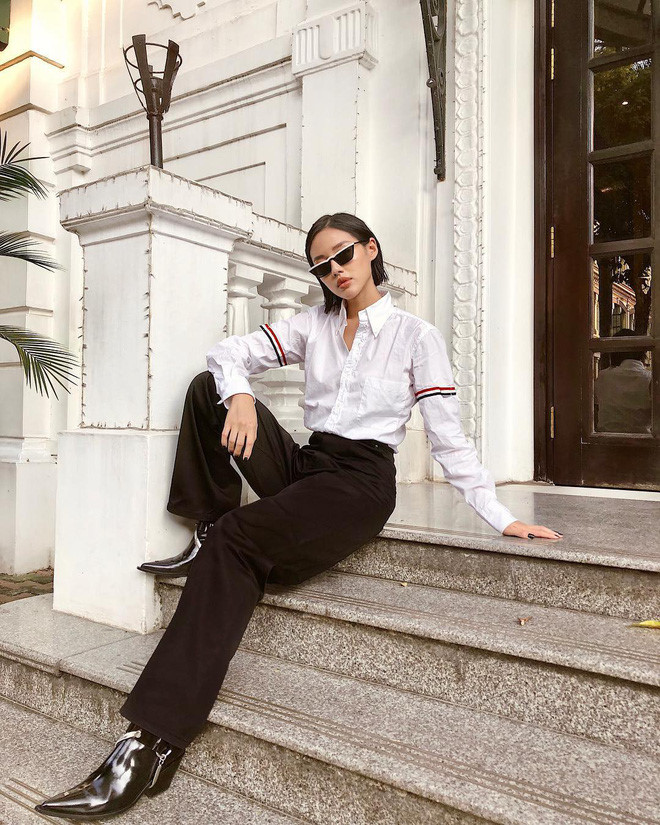 chiec ao so mi quoc dan hot nhat trong gioi tre viet hien nay tet nay di dau cung thay