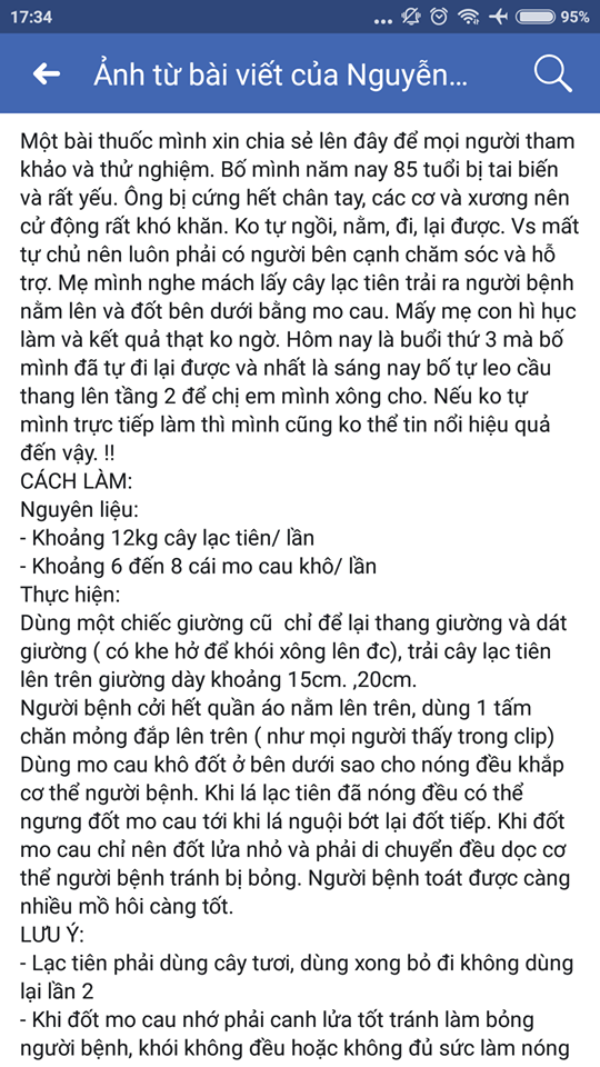 chuyen gia dong y vach tran su that ve cay lac tien chua benh tai bien than ky