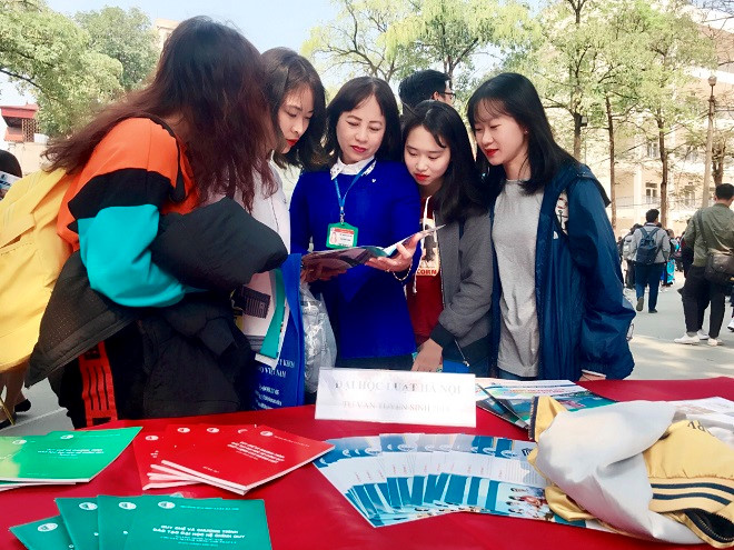 truong dh luat ha noi du kien lay 2210 chi tieu cho nam 2018