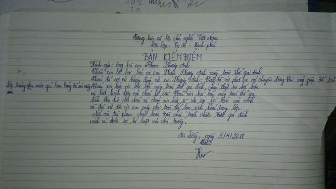 co giao lop 3 bat hoc sinh suc mieng bang nuoc vat gie lau bang