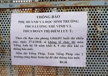 Lộ đáp án môn Anh Văn trước giờ thi ở thành phố Cần Thơ