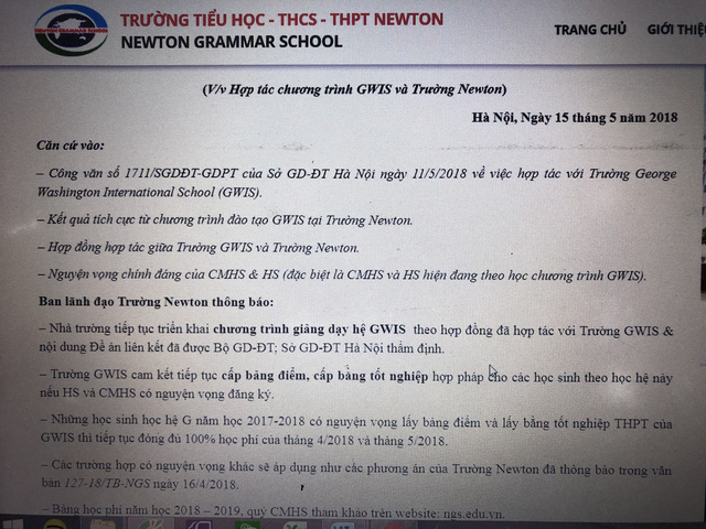 bo yeu cau ngung truong newton van hop tac voi truong ma